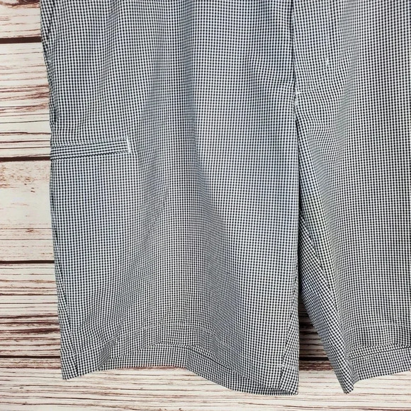 Pro Tour Cool Play Mens 36x10 Black/White Houndstooth Golf Shorts           #121 - Picture 5 of 12